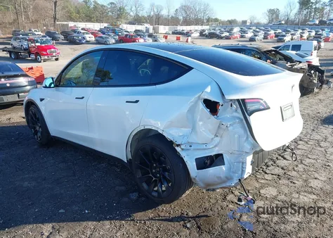 2021 Tesla Model Y Long Range Dual Motor All-Wheel Drive из США, поврежденный, VIN 5YJYGDEE5MF108132